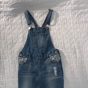 Justice Denim overalls